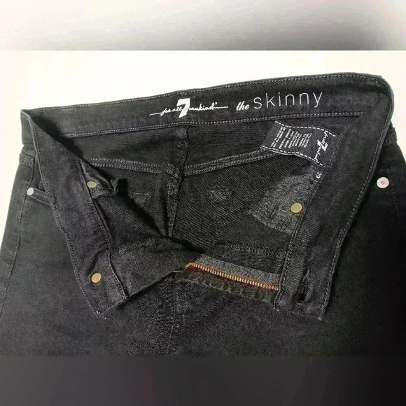 7 For  All Mankind The Skinny Jeans. Ladies size 29. - Picture 4 of 8